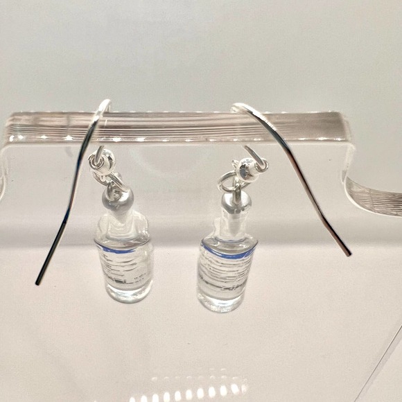 Absolut Vodka Earrings - New Years Eve Earrings - Alcohol Earrings - Picture 4 of 11